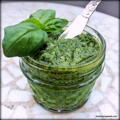 Basil, Genovese, Herb, Heirloom Seeds